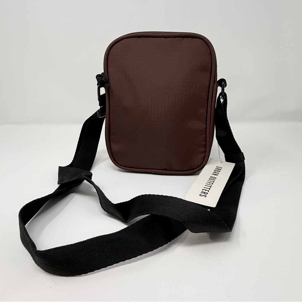 Urban Outfitters Brown Mini Crossbody Bag Nylon Utility Shoulder Pouch Travel - Picture 6 of 10